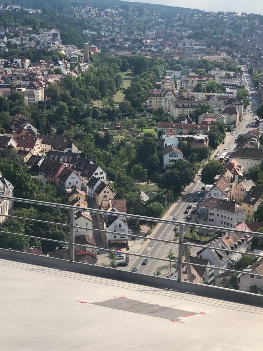 Aussicht vom Hotel Discovery Stuttgart