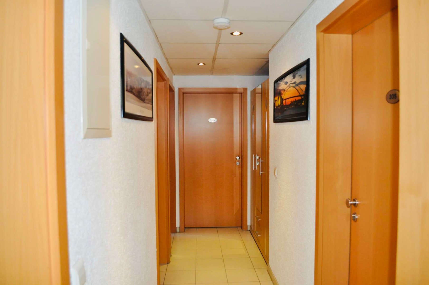 Flur im Hotel Discovery Stuttgart